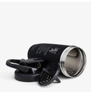 Reforce Game of Thrones 900ml shaker interior - stainless steel, cap and strainer with I Drink and I Know Things theme