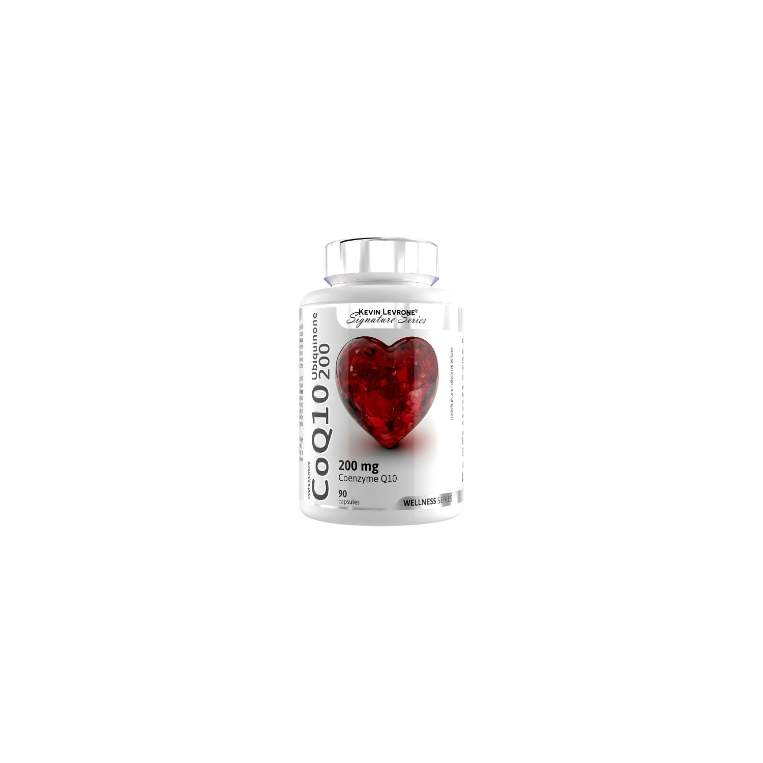 Kevin Levrone CoQ10 Ubiquinone 200 – suplement diety z koenzymem Q10 200 mg, 90 kapsułek, linia Wellness Series