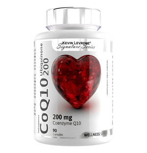 Kevin Levrone CoQ10 Ubiquinone 200 - dietary supplement with coenzyme Q10 200 mg, 90 capsules, Wellness Series line