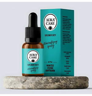 Aura Care Inner Calm - mit Ashwagandha und Matcha in einer Formel auf Ölbasis. Höchste Konzentration von Adaptogenen