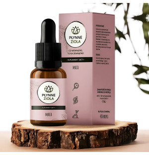 Płynne Zioła Maca 15 ml – naturalny suplement diety w kroplach wspierający libido, energię i koncentrację