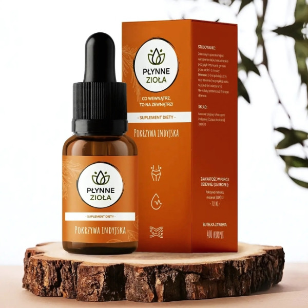 Flüssige Kräuter Indische Brennnessel 15 ml – natürlicher Ölauszug zur Unterstützung von Gewichtsreduktion, Schilddrüsenfunktion