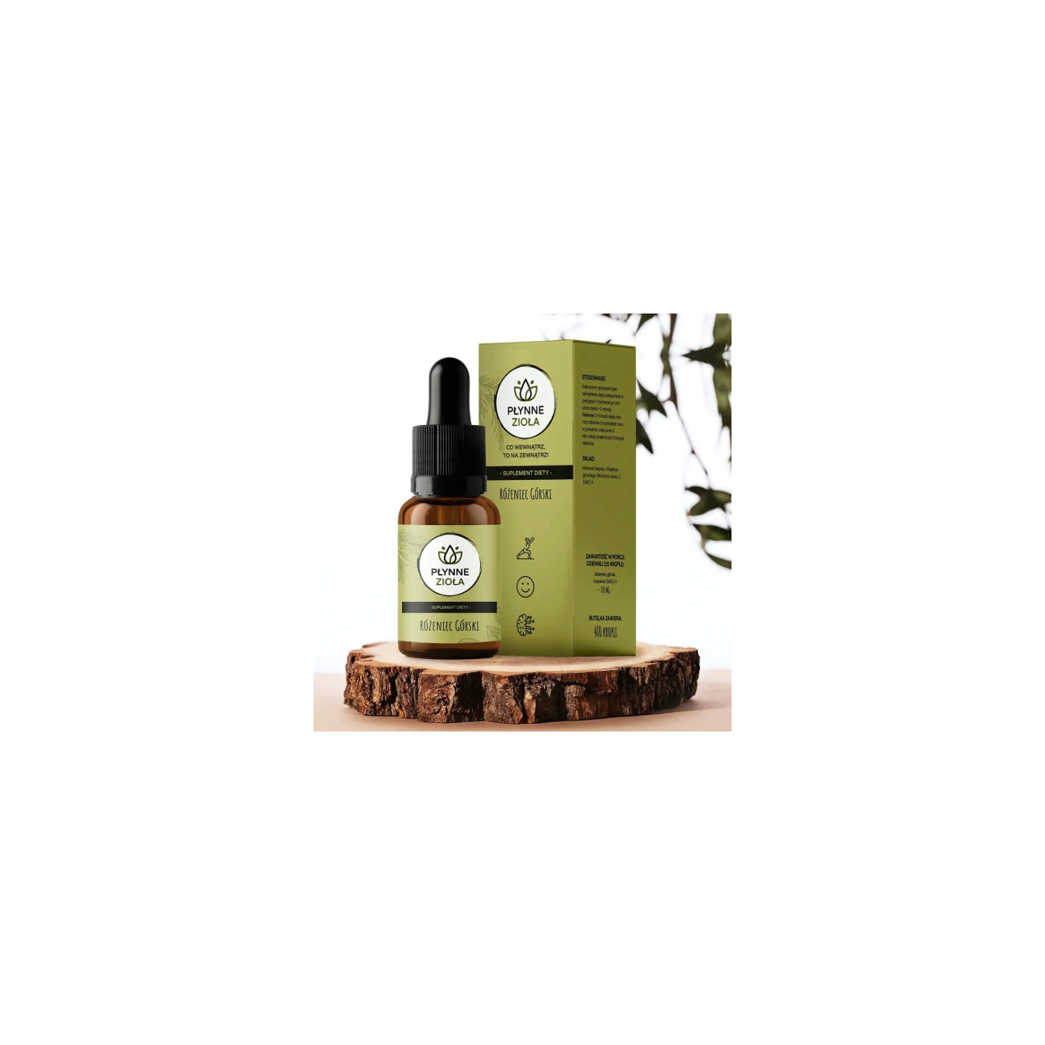 Adaptogen drops – Rhodiola supports immunity, endurance, mood and energy. 14100 mg of active compounds in 15 ml