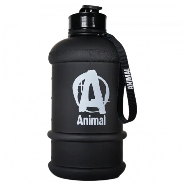 Sturdy and stylish Animal 1.3 L bidon - ideal for training. With handy handle, screw cap
