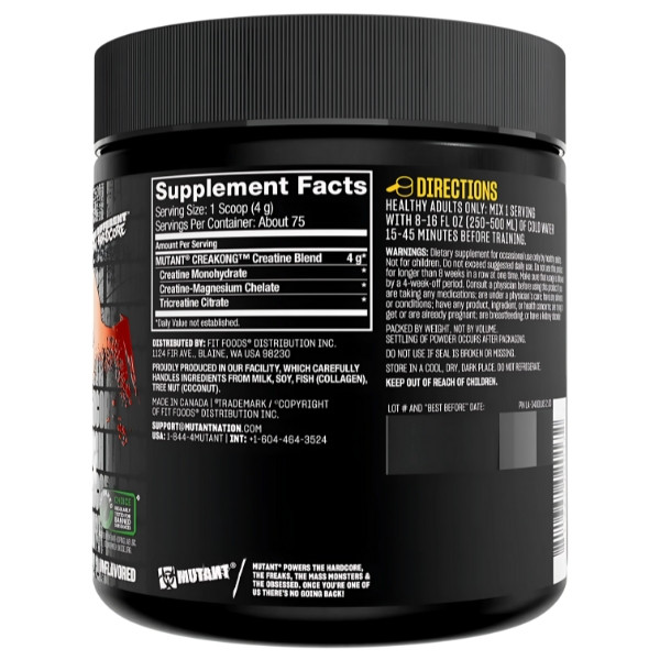 Zusammensetzung Mutant Creakong 300g