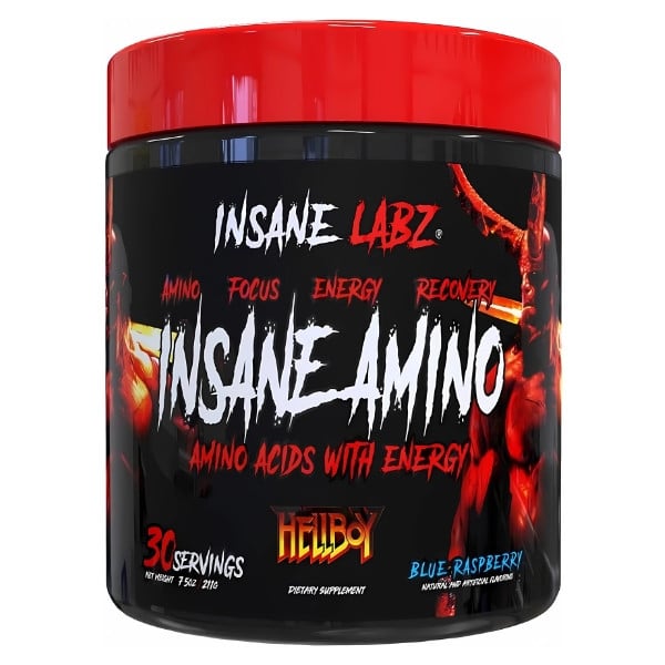 Insane Labz Psychotic HELLBOY – mocny booster z aminokwasami i kofeiną dla energii