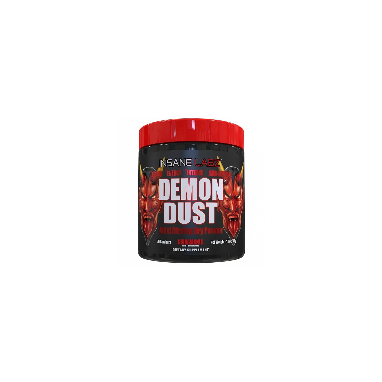 Insane Labz Demon Dust - extremer Energie-Booster in sublingualem Pulver mit Beta-Alanin, Koffein, Cholin und Vitamin B12