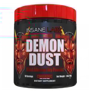 Insane Labz Demon Dust - extremer Energie-Booster in sublingualem Pulver mit Beta-Alanin, Koffein, Cholin und Vitamin B12