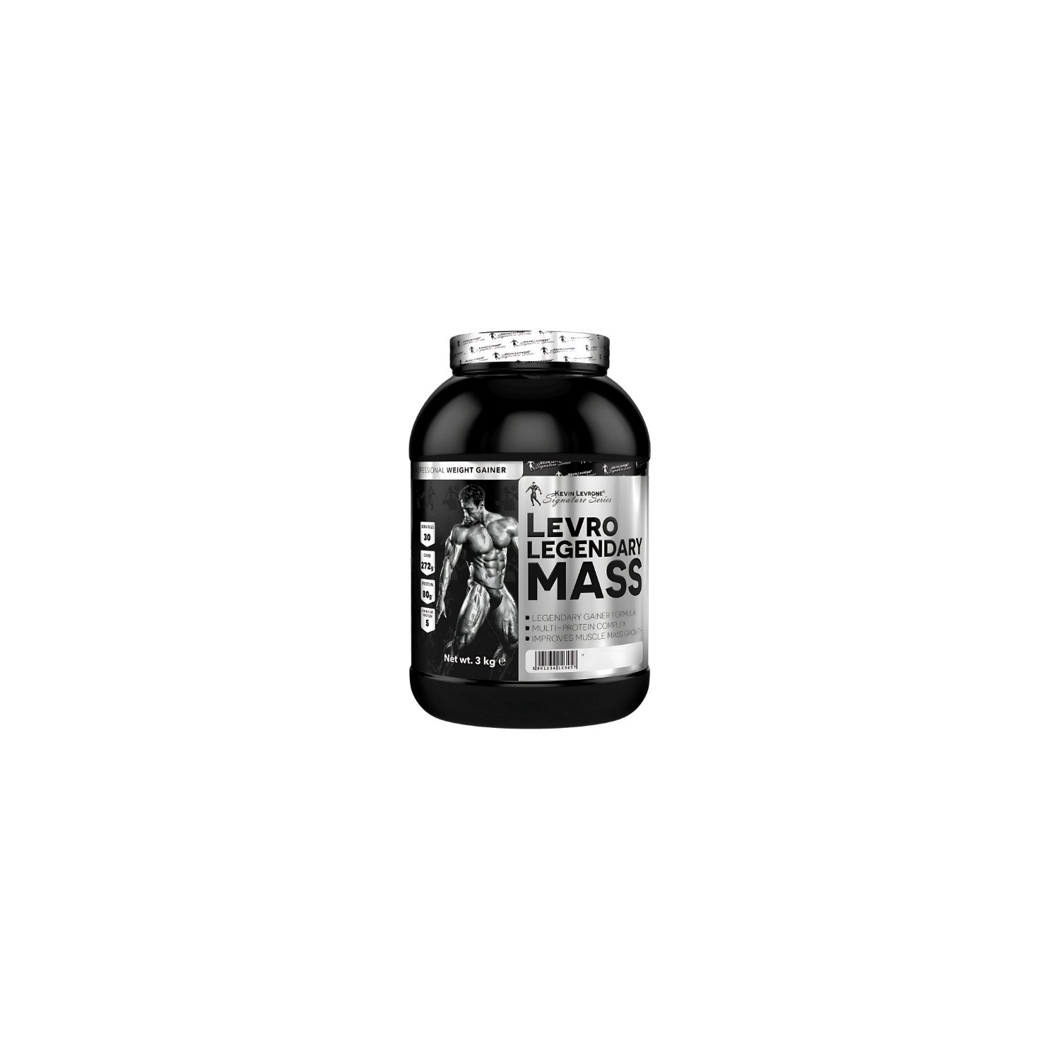 Levro Legendary Mass 3 kg Kevin Levrone – gainer wysokobiałkowy, 80 g białka i 272 g węglowodanów w porcji