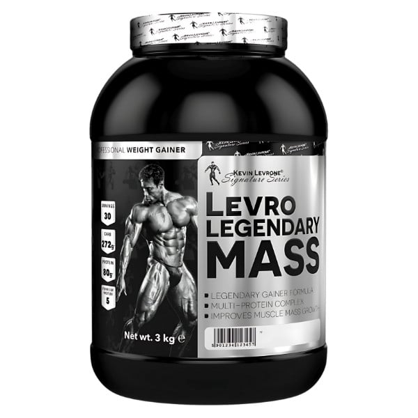 Levro Legendary Mass 3 kg Kevin Levrone – gainer wysokobiałkowy, 80 g białka i 272 g węglowodanów w porcji