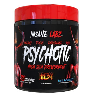 Insane Labz Psychotic HELLBOY – powerful booster with amino acids and caffeine for energy