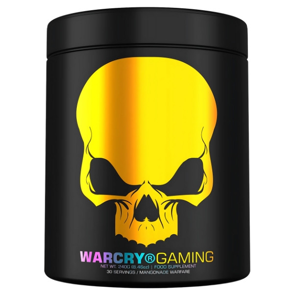 Genius Nutrition Warcry Gaming 240 g - boost, focus and energy for gamers, 30 servings, mangonade warfare