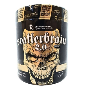 Kevin Levrone Scatterbrain 2.0 – przedtreningówka z agmatyną, kofeiną i cytruliną, formuła na energię i pompę mięśniową, 270 g