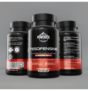 Powerock Pharma Tesofensine 250 mcg 100 capsules - Tesofensine, purity information, composition