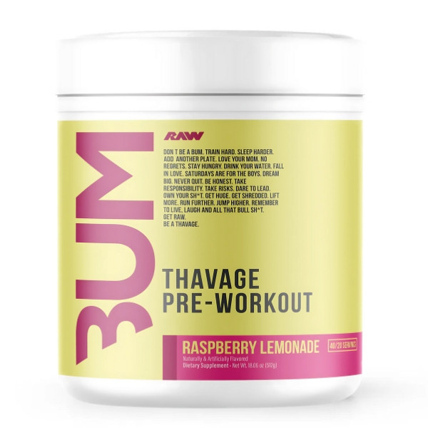 Raw Nutrition Thavage 520g Raspberry Lemonade
