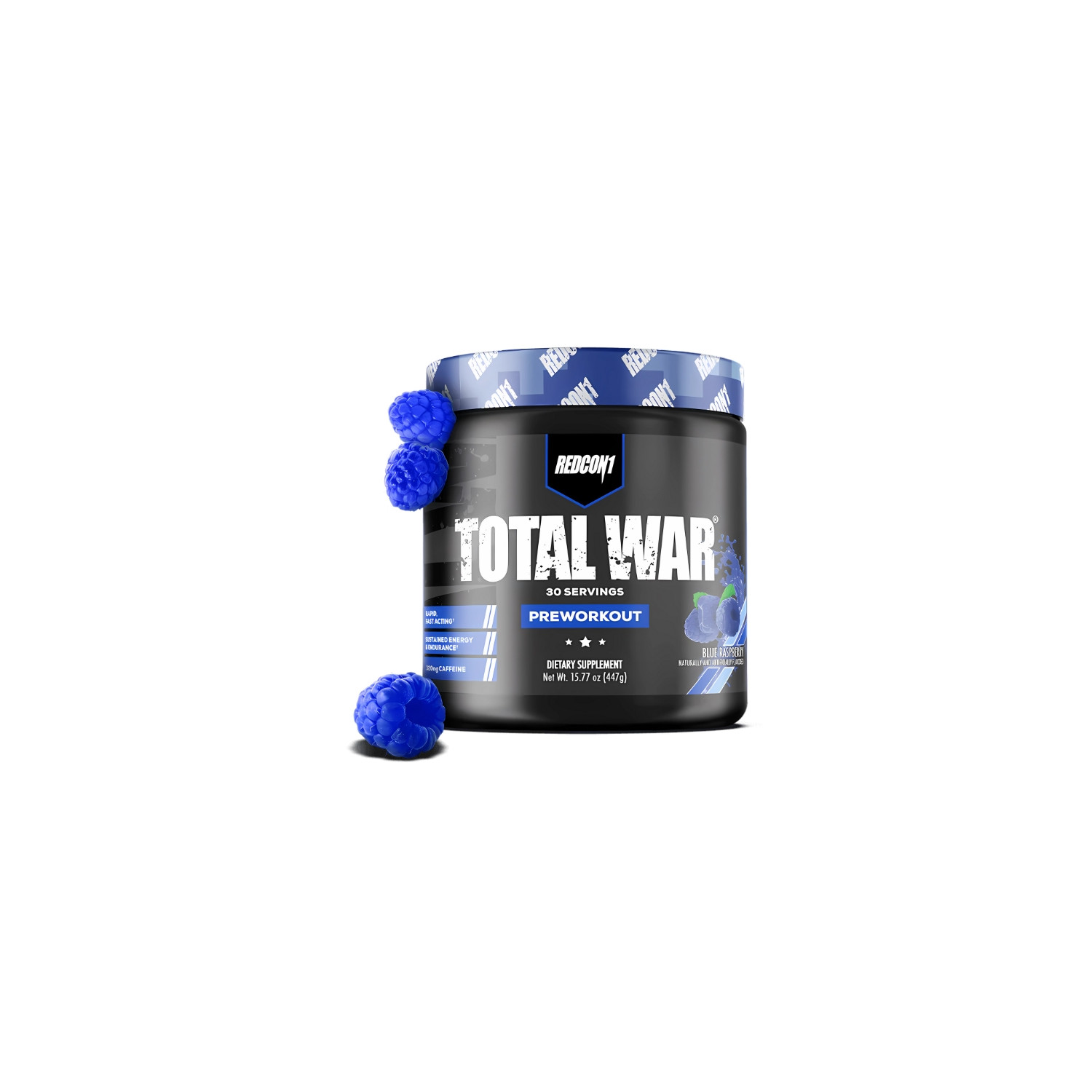 REDCON1 Total War Blue Raspberry – Suplement REDCON1 Total War smak niebieska malina, 30 porcji