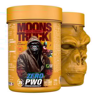 Zoomad Labs Moonstruck II Zero Devil Cherry – Pre-Workout-Supplement ohne Stimulanzien, Gorilla Pump-Formel, 540 g