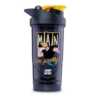 Shieldmixer Hero Pro Johnny Bravo Pretty 700 ml – shaker treningowy BPA free, ergonomiczny design