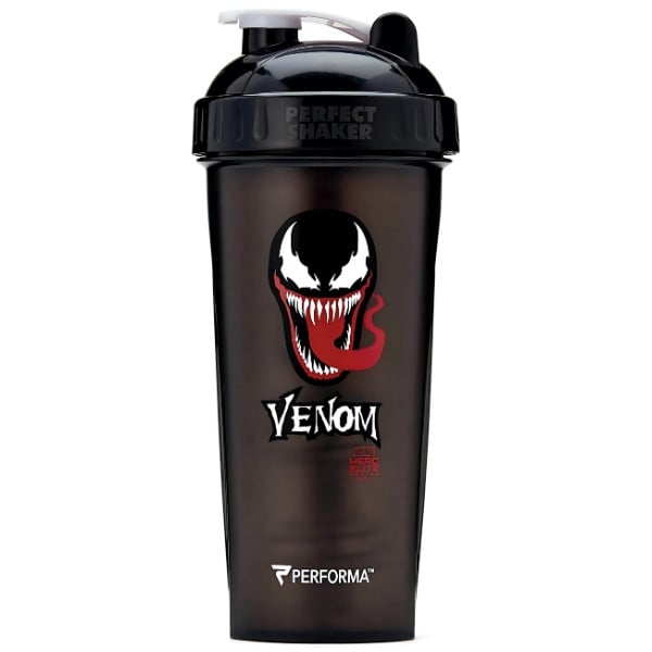 Performa Hero Series Marvel Shaker 800 ml Venom – czarny shaker z motywem Venoma, duża pojemność, stylowy design