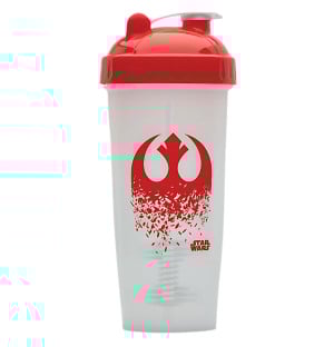 Performa Star Wars Shaker 800 ml Rebel Symbol – weiß-roter Shaker mit dem Symbol der Rebellion, großes Fassungsvermögen