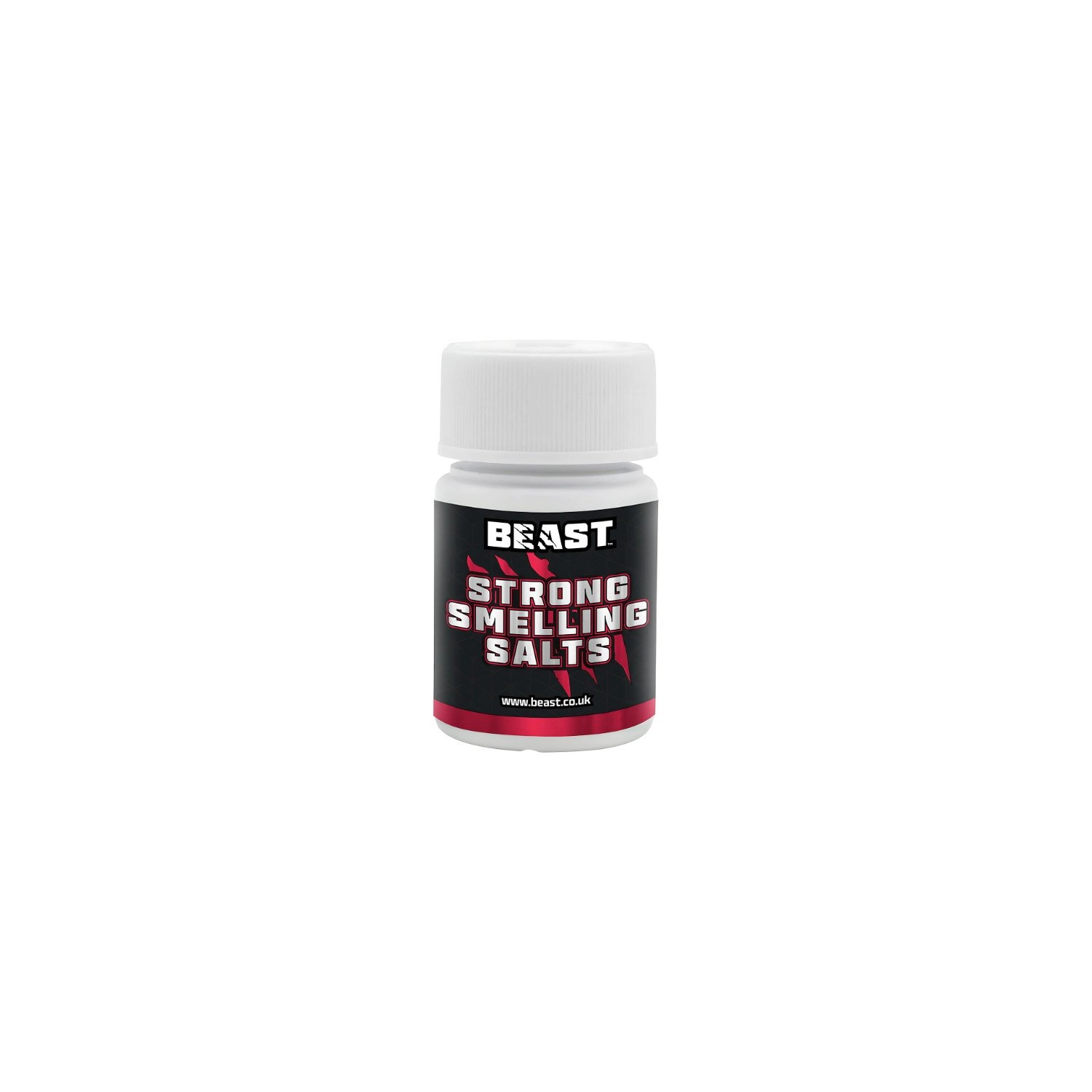 mocne sole trzeźwiące BEAST, smelling salts na siłownię, pobudzające sole zapachowe, strong ammonia salts powerlifting