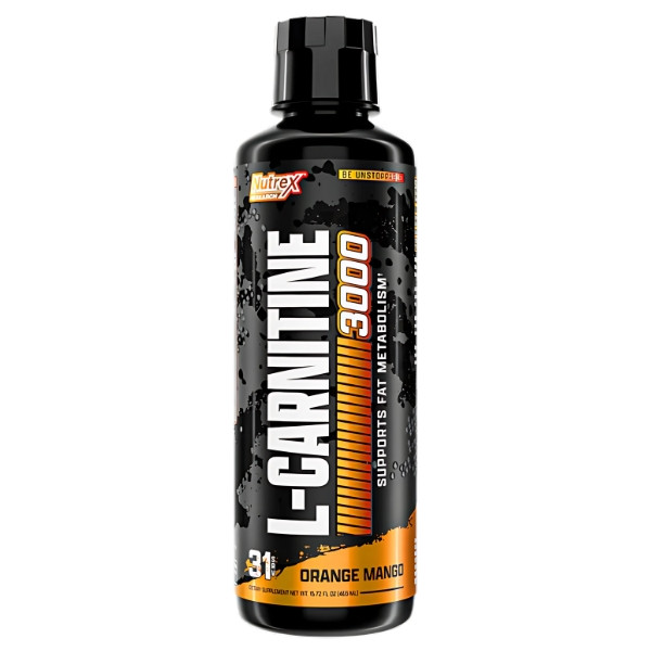 Nutrex Liquid L-Carnitine 3000 465ml orange-mango