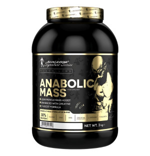 Kevin Levrone Anabolic Mass 3 kg – Nahrungsergänzungsmittel für Muskelmasse mit Kreatin, HMB, DAA und L-Arginin, 30 % Protein