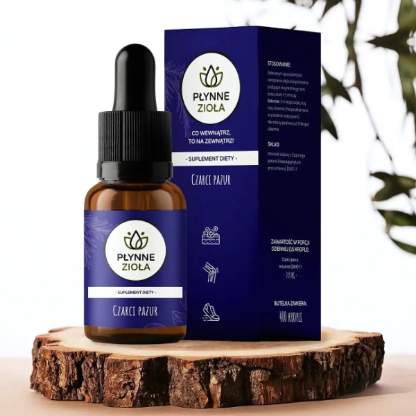 Flüssige Kräuter Teufelskralle 15 ml – Ölmazerat, natürliche Unterstützung für Gelenke und Knochen, Adaptogen 14100 mg