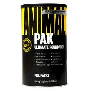 Universal Animal Pak 44 sasz. – nowe opakowanie, kultowy kompleks witamin i minerałów dla sportowców