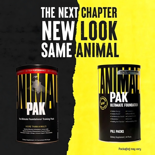 Animal Pak Ultimate Foundation 44 sasz. – kompleks witamin i minerałów dla sportowców, energia, odporność