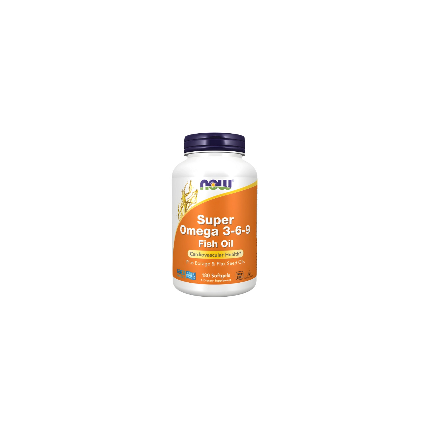 NOW Foods Super Omega 3-6-9 Fish Oil 180 Softgels – supplement containing fish oil, borage oil and flaxseed oil