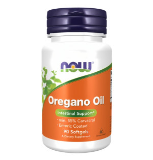 NOW Foods Oregano Oil 90 capsules – oregano oil with carvacrol, supports gut health and immunity, dietary supplement softgels