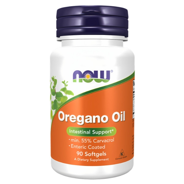 NOW Foods Oregano Oil 90 capsules – oregano oil with carvacrol, supports gut health and immunity, dietary supplement softgels