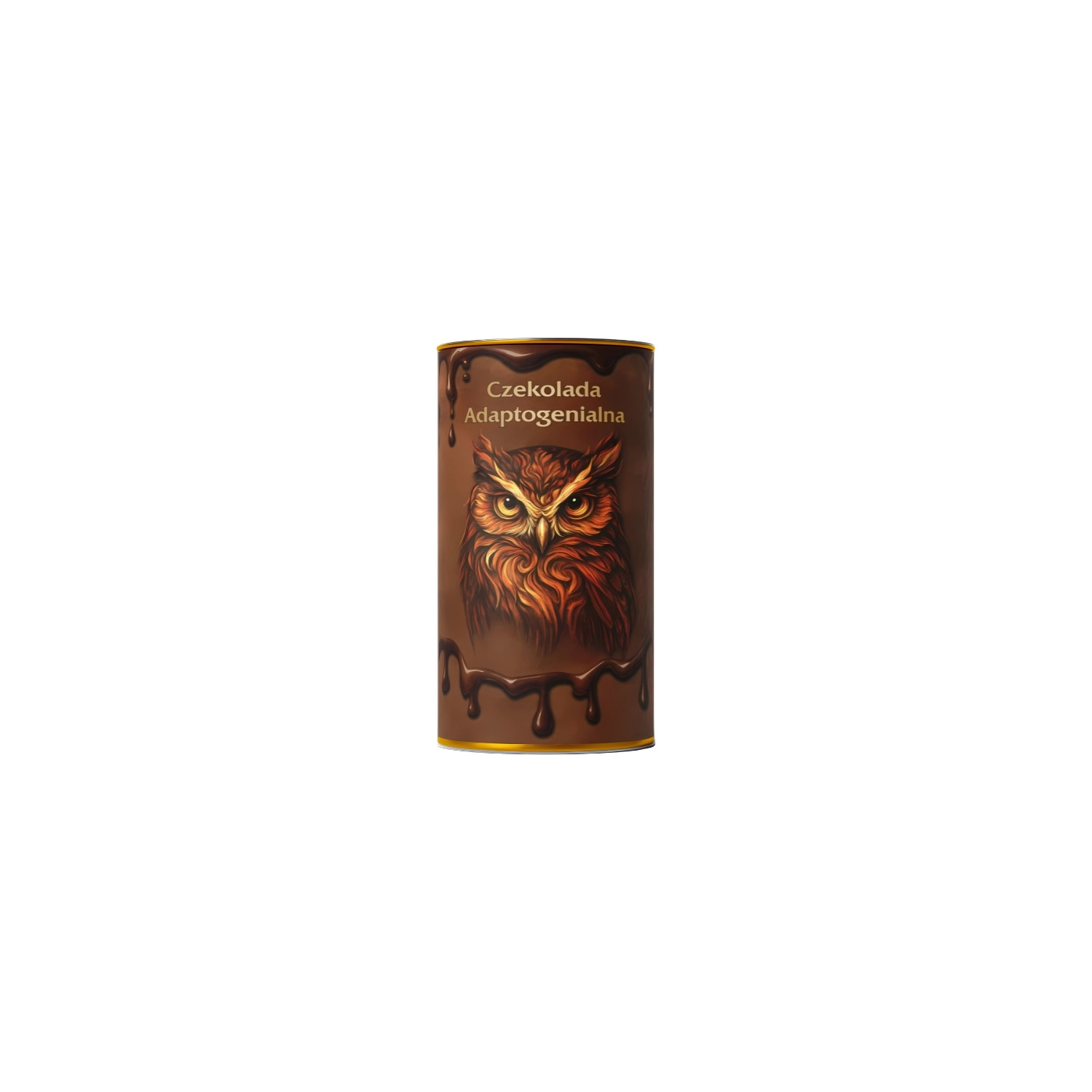 Adaptogenic chocolate in a tin, natural support for the body, adaptogens and Belgian milk chocolate