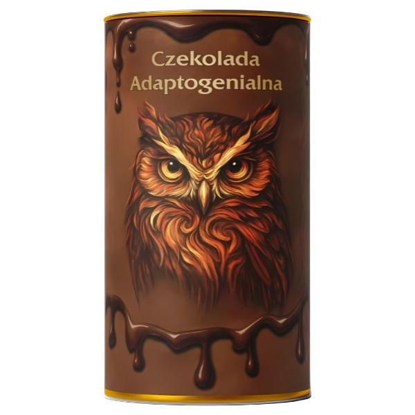 Adaptogenic chocolate in a tin, natural support for the body, adaptogens and Belgian milk chocolate