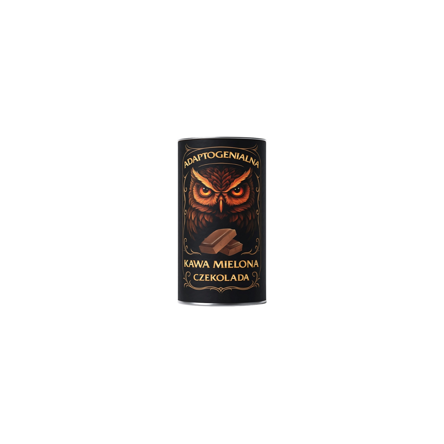 Adaptogener gemahlener Kaffee mit Schokoladengeschmack 100 g – Arabica-Kaffee mit Adaptogenen und Schokoladengeschmack