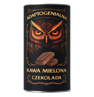 Adaptogener gemahlener Kaffee mit Schokoladengeschmack 100 g – Arabica-Kaffee mit Adaptogenen und Schokoladengeschmack