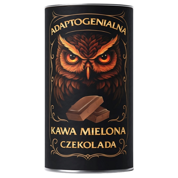 Adaptogener gemahlener Kaffee mit Schokoladengeschmack 100 g – Arabica-Kaffee mit Adaptogenen und Schokoladengeschmack