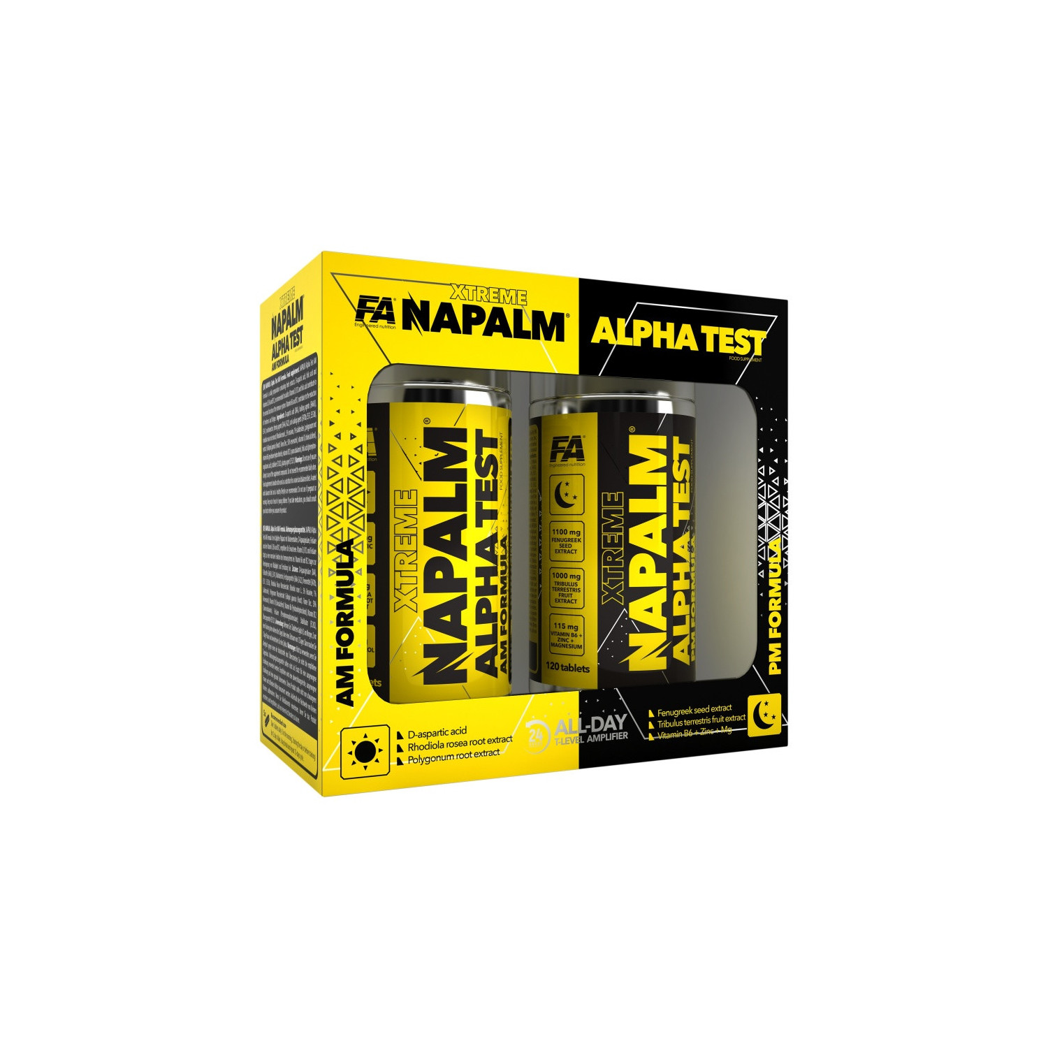 NAPALM Alpha Test (AM PM Formula) 240 tabl. (2x120 tabl.)