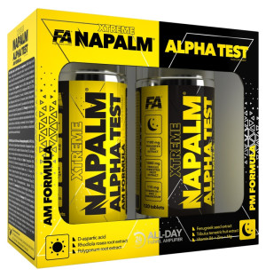 NAPALM Alpha Test (AM PM Formula) 240 tabs. (2x120 tabs.)