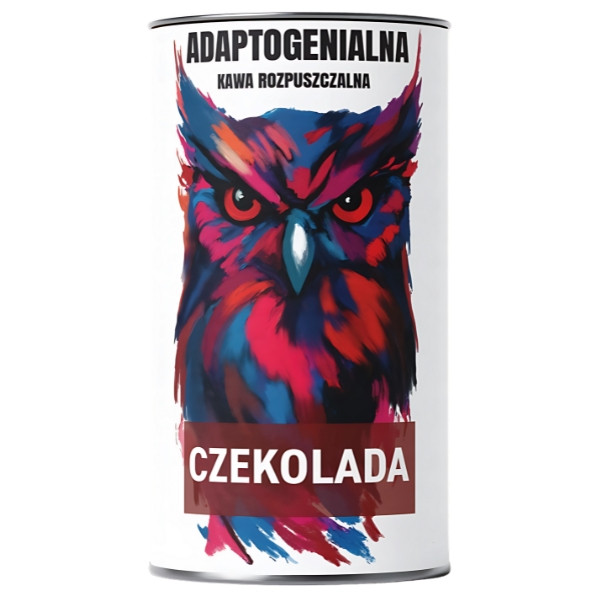 Adaptogener löslicher Kaffee Schokolade 100 g – Instantkaffee Arabica mit Adaptogenen, Schokoladengeschmack, natürliche Extrakte