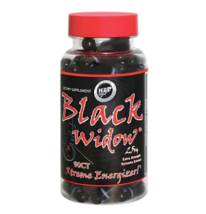 Hi-Tech Pharma Black Widow 90 capsules – energy supplement, extreme energy, fat reduction, ephedra extract