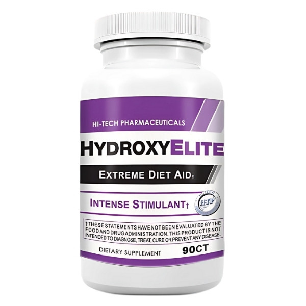 Hi-Tech Pharma HydroxyElite 90 Kapseln – Fettverbrenner, extremes Nahrungsergänzungsmittel zur Unterstützung der Gewichtsabnahme