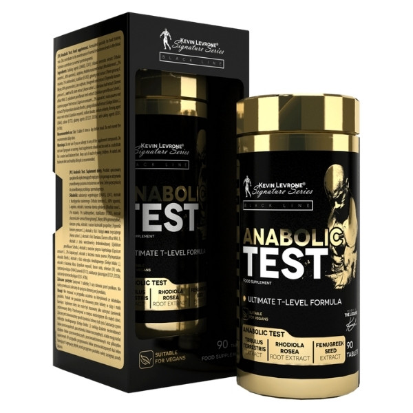 Levrone Anabolic Test 90 Tabletten – Testosteron-Booster, Tribulus, Rhodiola, Bockshornklee, unterstützt Kraft und Energie