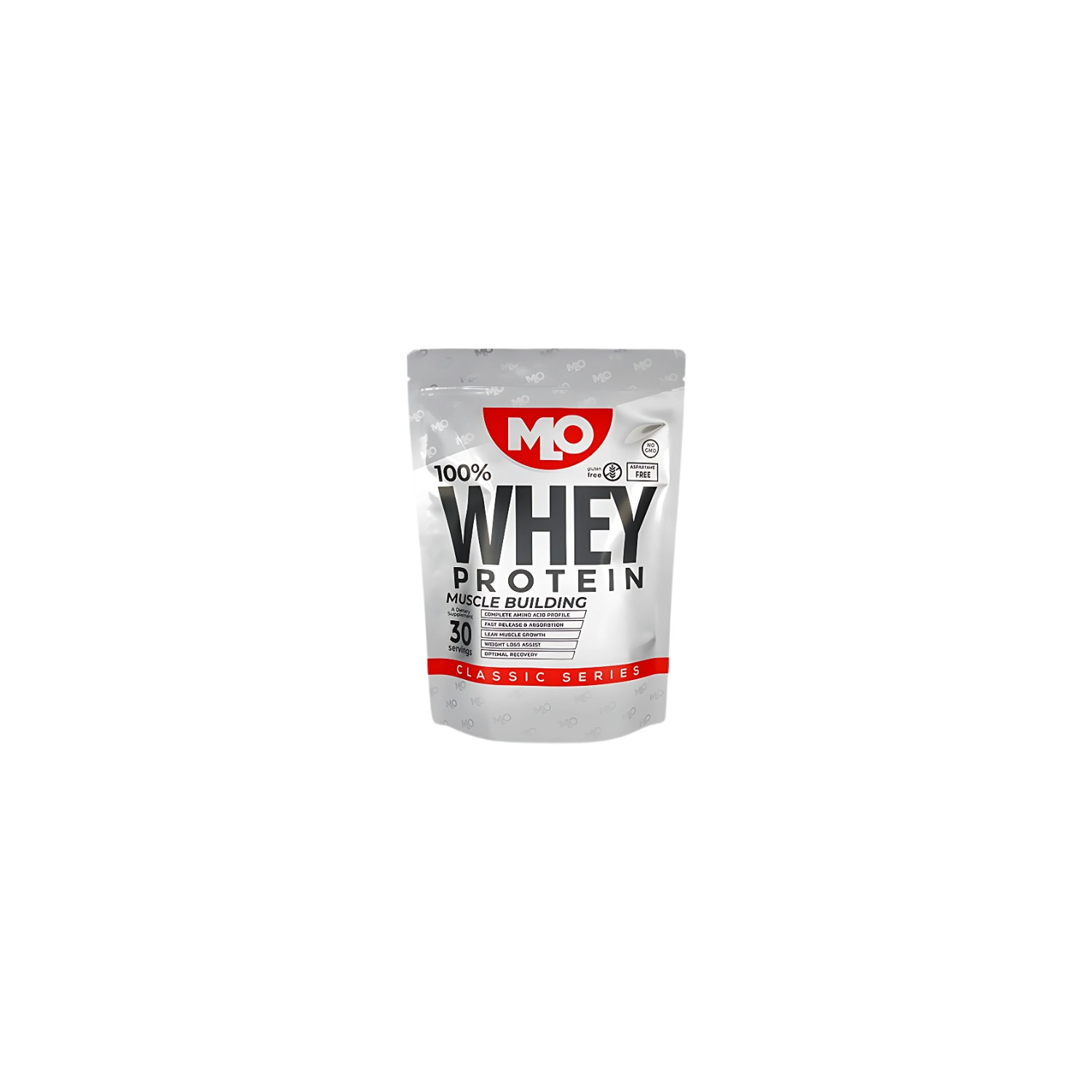 MLO Classic 100% Whey Protein 907g – protein supplement for muscle mass, fast absorption
