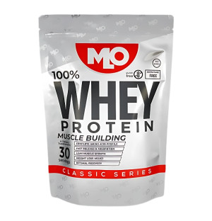 MLO Classic 100% Whey Protein 907g – protein supplement for muscle mass, fast absorption