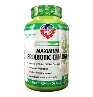 MLO Maximum Probiotic Charge 90 capsules – probiotic with prebiotics and wild rose extract, supports digestion