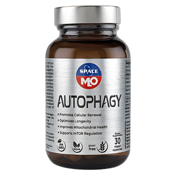 MLO Autophagy 30 capsules – a supplement supporting cell renewal, longevity, mitochondrial health and mTOR regulation
