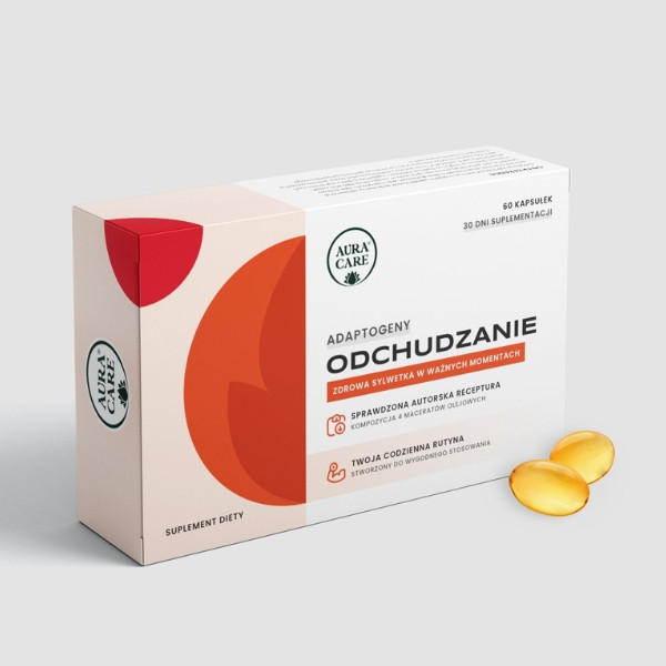 Aura Care Gewichtsabnahme Adaptogene 60 Kapseln – Unterstützung des Stoffwechsels, Gewichtsregulierung, gesunde Figur