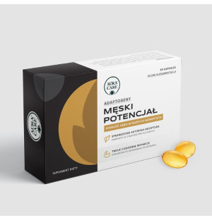 Aura Care Männliche Potenz Adaptogene 60 Kapseln – Unterstützung für Potenz, Energie, Selbstvertrauen und Vitalität bei Männern